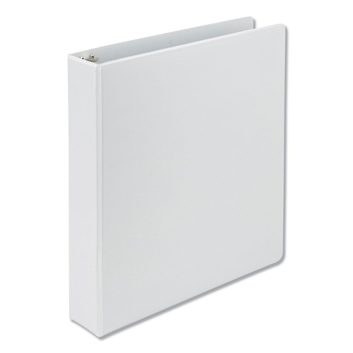 Binders | Samsill 16957 11 in. x 8.5 in. 3 Rings 1.5 in. Capacity Earth's Choice Plant-Based D-Ring View Binder - White image number 0
