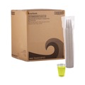  | Boardwalk BWKTRANSCUP7CT 7 oz. Polypropylene Plastic Cold Cups - Translucent (100 Cups/Sleeve, 25 Sleeves/Carton) image number 0