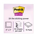 Sticky Notes & Post it | 3M R330-10SSMIA 3 in. x 3 in. Supernova Neons Collection Colors (10/Pack) image number 1