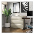 Office Filing Cabinets & Shelves | Alera 25504 42 in. x 18.63 in. x 40.25 in. 3 Legal/Letter/A4/A5 Size Lateral File Drawers - Putty image number 8