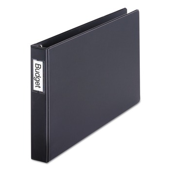 Cardinal 12122V4 Premier Easy Open 11 in. x 17 in. 1.5 in. Capacity 3 Rings Locking Slant-D Ring Binder - Black
