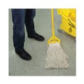  | Boardwalk BWK324C 24 oz. Premium Saddleback Head Cotton Fiber Mop Head - White (12/Carton) image number 8