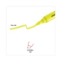 Highlighters | Universal UNV08866 Chisel Tip Desk Highlighter Value Pack - Fluorescent Yellow Ink, Yellow Barrel (36/Pack) image number 7