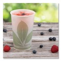 Cups and Lids | SOLO RW16BB-JD110 Bare Eco-Forward 16 oz. Paper Cold Cups - Green/White (1000/Carton) image number 5