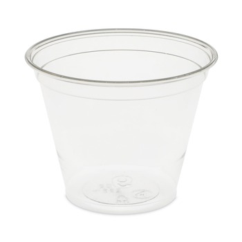 Pactiv Corp. YP9C EarthChoice 9 oz. Recycled Plastic Cold Cups - Clear