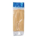 Food Service | AmerCareRoyal R806 6 in. Bamboo Paper Skewers - Natural (19200/Carton) image number 3