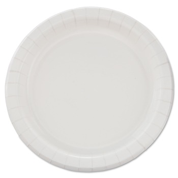 SOLO MP9BR-2054 Bare Eco-Forward 8.5 in. diameter Clay-Coated Paper Dinnerware Plate - White (500/Carton)