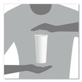 Cups and Lids | SOLO 424WN-2050 24 oz Single-Sided Poly Paper Hot Cups - White (500/Carton) image number 5