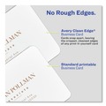 Labels | Avery 35703 2.5 in. x 2.5 in. Square Clean Edge Cards with Sure Feed Technology for Laser Printers - White (180 Cards, 9 Cards/Sheet, 20 Sheets/Pack) image number 3