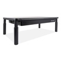 Office Electronics & Batteries | Allsop 32545 14.5 in. x 9.25 in. x 4.13 in. to 5.75 in. Supports 30 lbs. Metal Art Tri Level Stand for 27 in. Monitors - Black image number 2