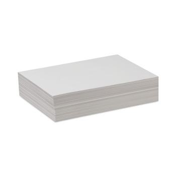Pacon P4739 9 x 12 47 lb. Text Weight Drawing Paper - Pure White (1-Ream)