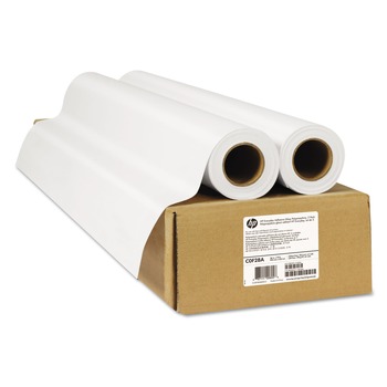 HP C0F28A Everyday 36 in. x 75 ft. Adhesive Gloss Polypropylene - White (2/Pack)