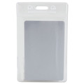 Label & Badge Holders | SICURIX BAU67820 SICURIX 2.75 in. x 4.13 in. Vertical Badge Holder - Clear (12/Pack) image number 2
