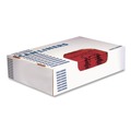 Trash Bags | Heritage A8046PR Healthcare Biohazard Printed Low-Density Can Liners Biohazard 45 gal 1.3 mil 40 x 46 Red Flat Pack (200/Carton) image number 0