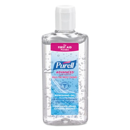 Hand Sanitizers | PURELL 9651-24 4 oz. Flip-Cap Bottle Advanced Refreshing Gel Hand Sanitizer - Clean Scent (24/Carton) image number 0