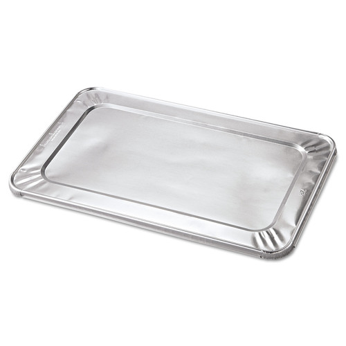  | Handi-Foil 205045 12 in. x 20.81 in. 45 Gauge Steam Pan Foil Lids Fits Full-Size Pan (50/Carton) image number 0