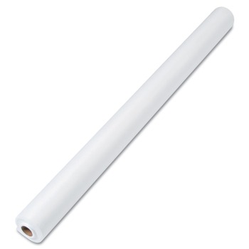 LINEN AND TABLE ACCESSORIES | Tablemate LS4050WH 40 in. x 50 ft. Cut-To-Fit Linen-Soft Non-Woven Polyester Banquet Roll - White