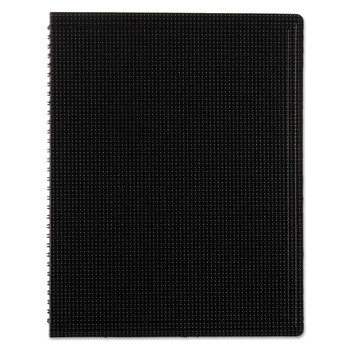 Blueline B41.81 80-Sheet 11 in. x 8.5 in. 1-Subject Medium/College Rule Duraflex Poly Notebook - Black Cover