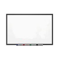 White Boards | Quartet 2544B Classic Series 48 in. x 36 in. Porcelain Magnetic Dry Erase Board - White Surface/Black Aluminum Frame image number 0