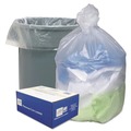 Trash Bags | Ultra Plus 1507252 60 Gallon 14 microns 38 in. x 60 in. Can Liners - Natural (200/Carton) image number 3