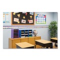 Boxes & Bins | Bankers Box 3380701 28.25 in. x 13 in. x 16 in. 9-Compartment Classroom Literature Sorter - Blue (4/Carton) image number 3