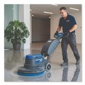 Labor Day Sale | Boardwalk BWK4014BLU 14 in. Diameter Scrubbing Floor Pads - Blue (5/Carton) image number 2