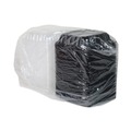 Food Trays, Containers, and Lids | Pactiv Corp. DC858100B000 38 oz 8.5 x 8.5 x 3 EarthChoice Vented Dual Color Microwavable Plastic Hinged Lid Container - Black/Clear (150/Carton) image number 3