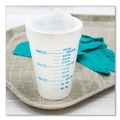 Cups and Lids | Dart 16J16GRA 16 oz. Graduated Foam Medical Cups - White (1000/Carton) image number 5