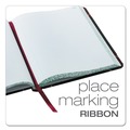 Notebooks & Pads | Boorum & Pease 21-150-R 10.13 x 7.78 Sheets Extra-Durable 5-Column Accounting Bound Book - Black/Maroon/Gold Cover image number 5