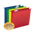 File Folders | Smead 64026 1/5-Cut Tabs Poly Hanging Folders - Assorted Colors/Letter Size (12/Pack) image number 4