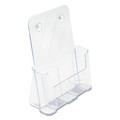 Desk Shelves | Deflecto 77001 9.25w x 3.75d x 10.75h Magazine DocuHolder for Countertop/Wall-Mount - Clear image number 0