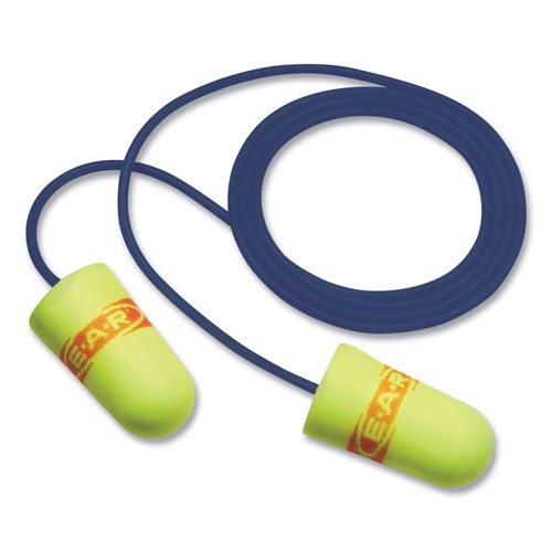 Safety & First Aid | 3M 311-4109 E-A-Rsoft Metal Detectable Soft Foam Earplugs - Yellow (200/Box) image number 0