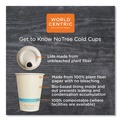 Cups and Lids | World Centric CUSU12C 12 oz. NoTree Paper Cold Cups - Natural (1000/Carton) image number 2