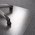 Office Chair Mats | Floortex ER1115223ER Cleartex Ultimat 48 in. x 60 in. Polycarbonate Chair Mat for Low/Medium Pile Carpet - Clear image number 4