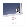 White Boards | Universal UNV43624 48 in. x 36 in. Melamine Dry Erase Board with Aluminum Frame - White Surface image number 3