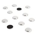 Office & Office Supplies | U Brands 2911U00-12 1.25 in. Diameter Circle High Energy Magnets - Silver (12/Pack) image number 1