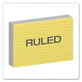 Flash Cards | Oxford 34610 4 in. x 6 in. Ruled Index Cards - Blue/Violet/Canary/Green/Cherry (100/Pack) image number 1