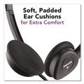 Office Electronics & Batteries | Maxell 199845 HP100 Headphone with Mic, Black image number 2