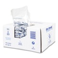  | Inteplast Group IC1120-TT 1.5 mil. 11 in. x 20 in. Ice Bags - Clear (1000/Carton) image number 1