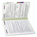 File Folders | Smead 19910 2 in. Expansion Recycled Pressboard Fastener Folders with Two SafeSHIELD Fasteners - Legal Size/Gray-Green (25/Box) image number 4