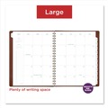 Notebooks & Pads | AT-A-GLANCE YP905A09 11.5 in. x 8 in. 13-Month (Jul 2024-2025) Signature Collection Academic Weekly/Monthly Planners - Distressed Brown Cover image number 5
