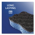 Sponges & Scrubbers | O-Cedar 148377PK 2.63 in. x 4.25 in. x 1 in. Scrunge Heavy-Duty Sponge - Black/Blue (2/Pack) image number 3