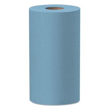 CLEANING AND SANITATION | WypAll 35431 X60 19.6 in. x 13.4 in. Reusable Cloths - Small, Blue (130 Sheets/Roll, 6 Rolls/Carton)