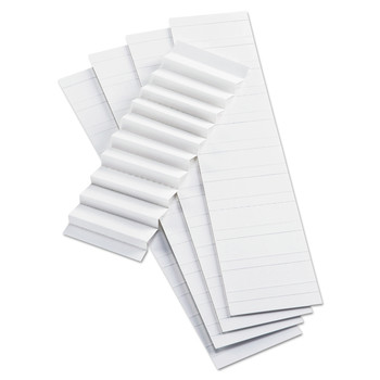 Pendaflex 242 2 in. Wide 1/5-Cut Blank Inserts for Hanging File Folders - White (100/Pack)