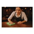Cleaning Cloths | Boardwalk 2164037 16 in. x 16 in. Microfiber Cleaning Cloths - Green (24/Pack) image number 4