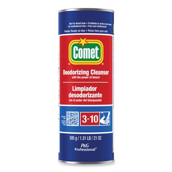 Comet 32987 21 oz. Canister Deodorizing Powder Cleanser with Bleach