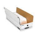 Mailing Boxes & Tubes | Bankers Box 00003 LIBERTY 6.25 in. x 24 in. x 4.5 in. Check and Form Boxes - White/Blue (12/Carton) image number 4