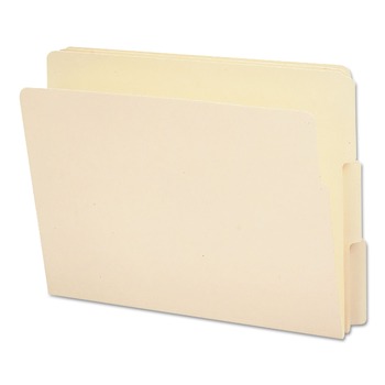 Smead 24130 0.75 in. Expansion End Tab File Folder - Manila/Letter Size (100/Box)