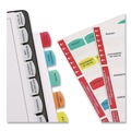 Dividers & Tabs | Redi-Tag B39020 1.13 in. Wide 1/5-Cut Inkjet Printable Index Tabs - Assorted Colors (375/Pack) image number 2