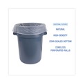 Trash Bags | Boardwalk V8647ENKR01 19 Microns 43 in. x 47 in., 56 Gallon High-Density Can Liners - Natural (150/Carton) image number 5